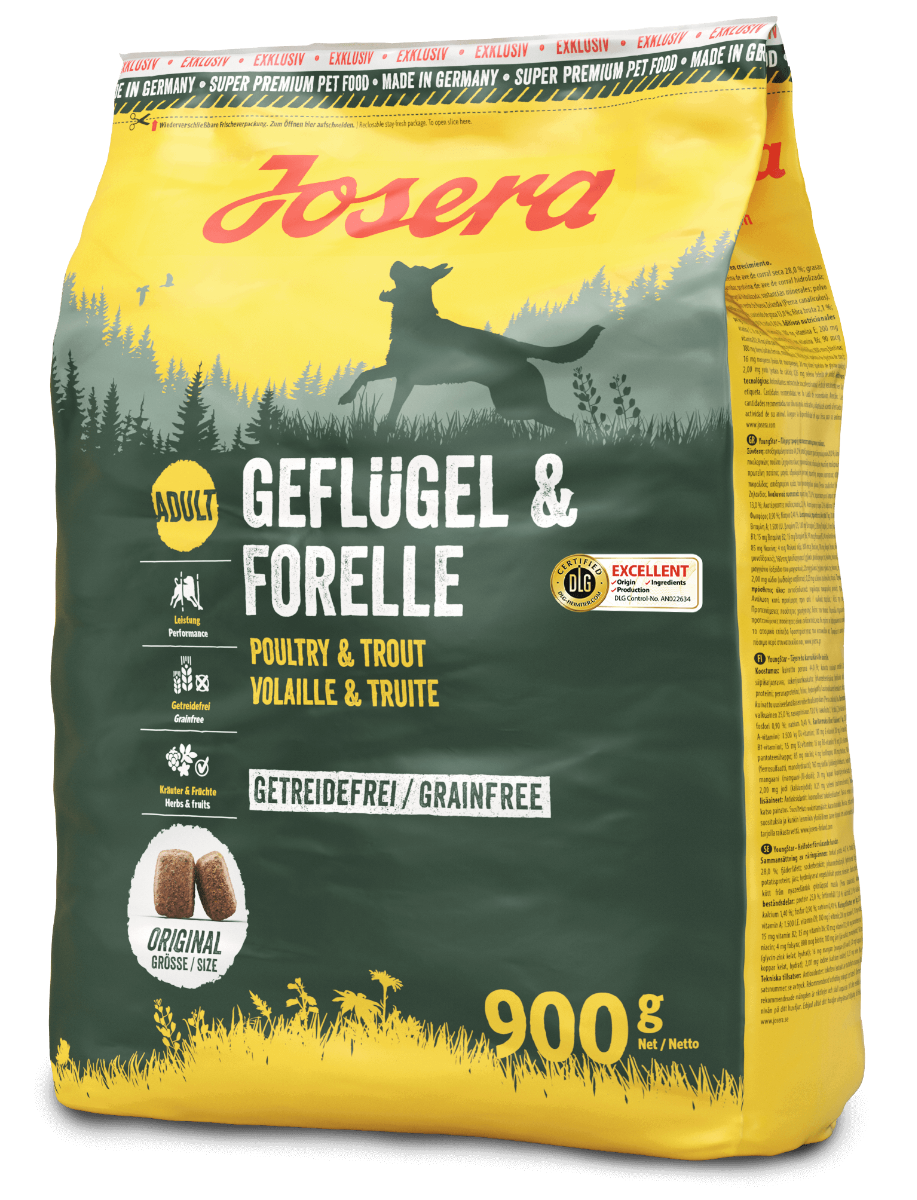 JOSERA Geflügel & Forelle 900 g