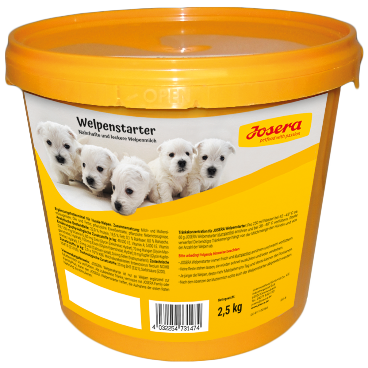 JOSERA Welpenstarter 2,5kg