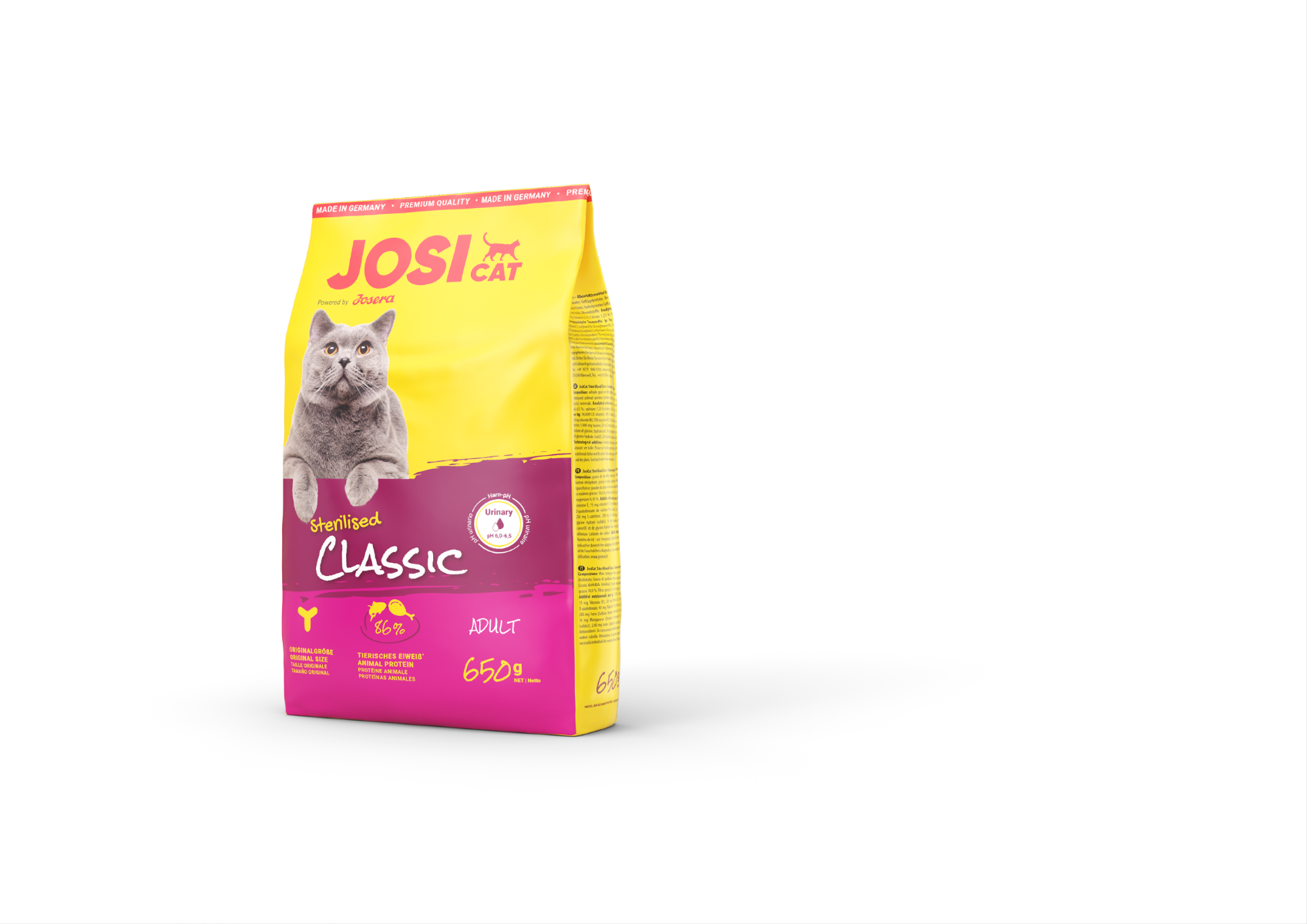 JosiCat Sterilised Classic 650 g