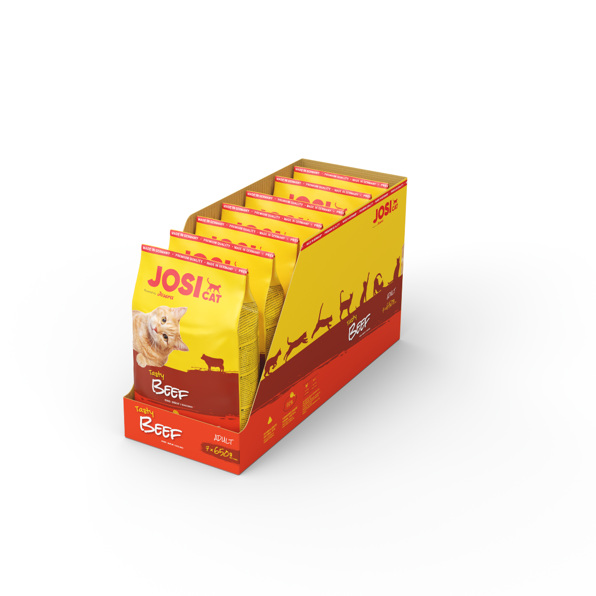 JosiCat Tasty Beef 7 x 650 g